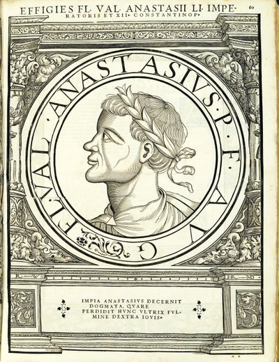 Anastasio I, ilustración de 